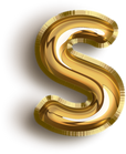 字母气球S字体设计