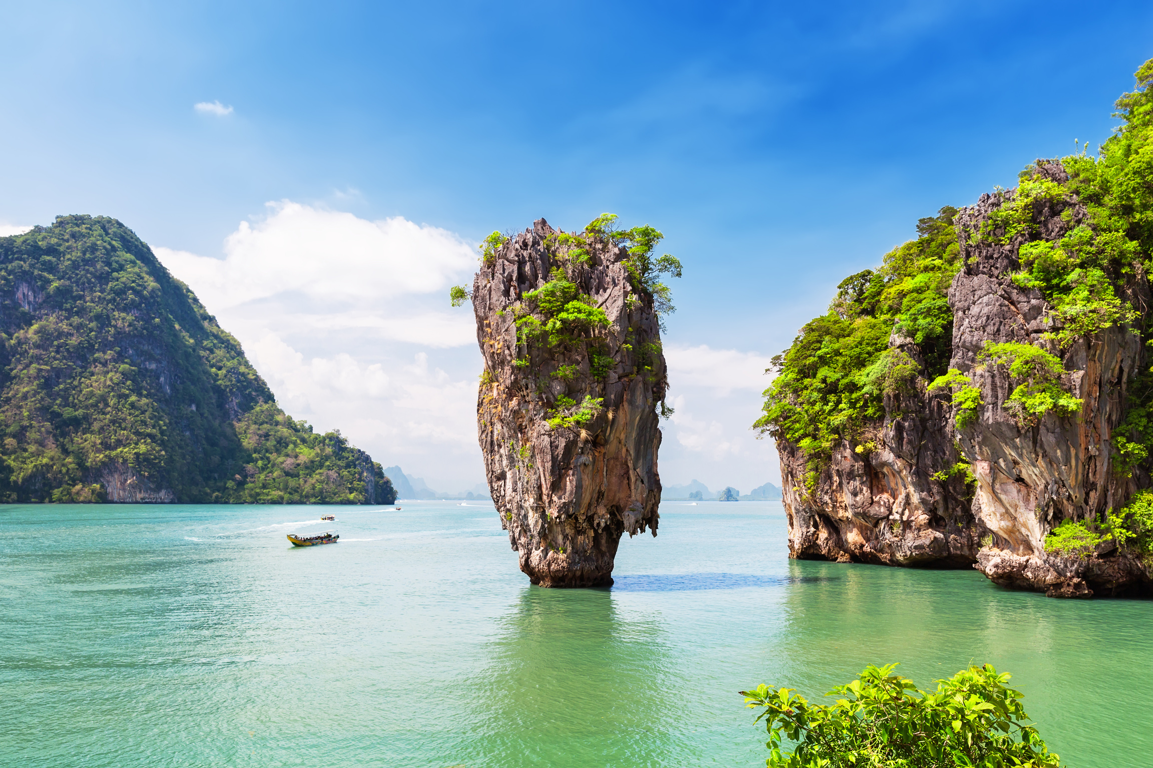 Famous James Bond island near Phuket