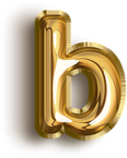 字母气球b字体设计